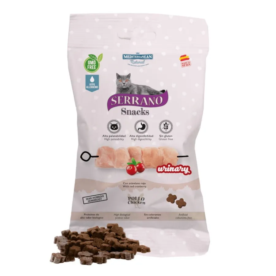 Mediterranean Natural Serrano Bocaditos Urinary de Pollo para gatos Clearance