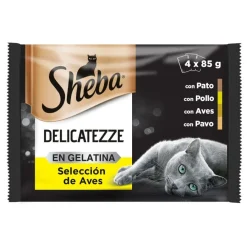 Sheba Delicatezze Aves Gelatina en Bolsita para Gatos - Multipack Sale