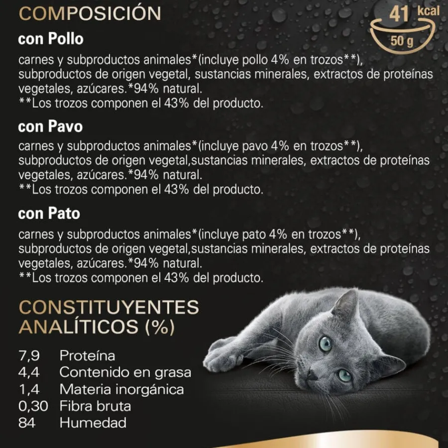 Sheba Délices du Jour en Salsa de pollo, pavo y pato alimento húmedo para gatos