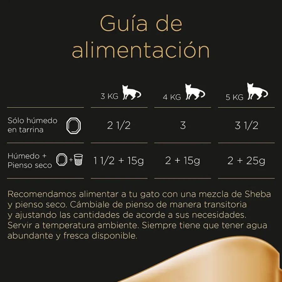 Sheba Délices du Jour en Salsa de atún, Bacalao y Pescado Blanco alimento húmedo para gatos