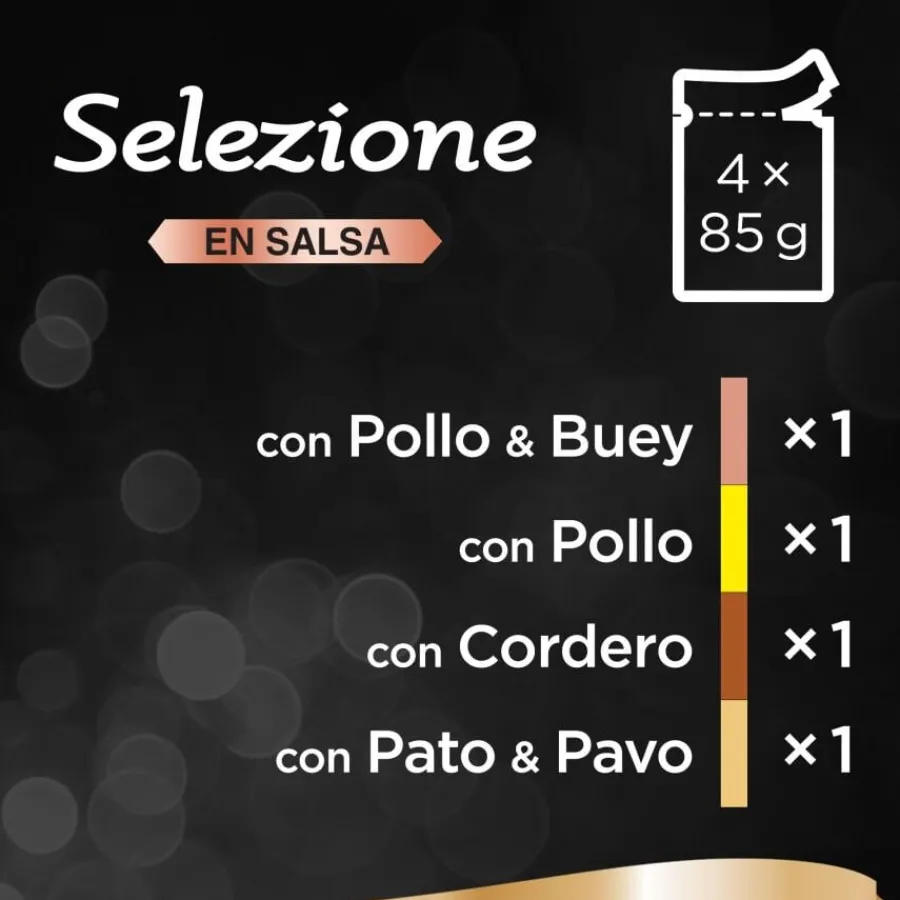 Sheba Selezione Carnes Salsa en Bolsita para Gatos - Multipack Sale