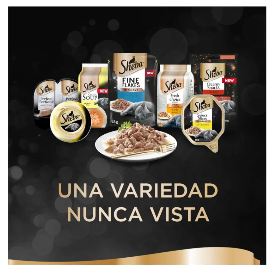 Sheba Selezione Pescados Salsa en Bolsita para Gatos - Multipack New