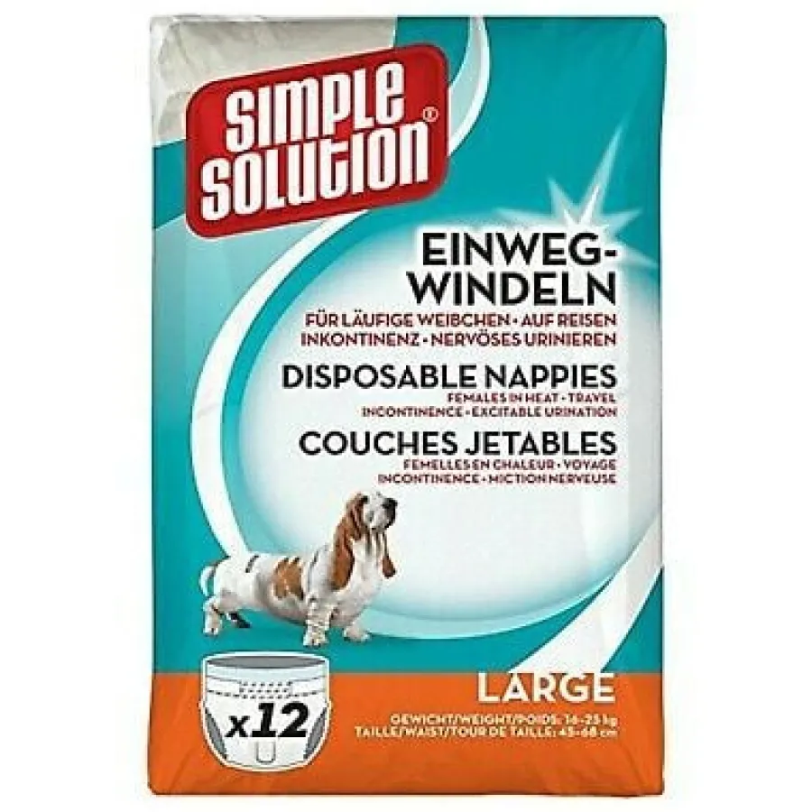 Simple Solution Pañales para perros Hot