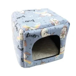 Small Life Cubo con Estampado de Unicornio para roedores Outlet