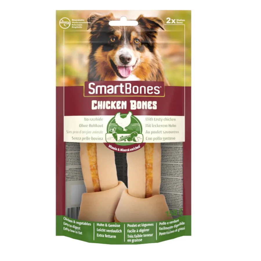 SmartBones Huesos de Pollo Medianos para perros