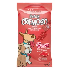 2&Snacks Sobres Snacks Cremosos con Vacuno para perros Hot