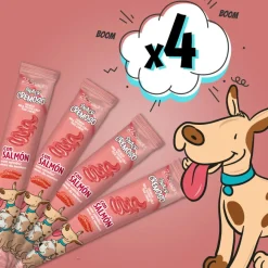 2&Snacks Sobres Snacks Cremosos con Salmón para perros Best