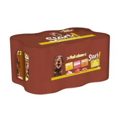 Start ! Adult Pollo, Ternera y Cordero en Salsa lata para perros – Multipack Outlet