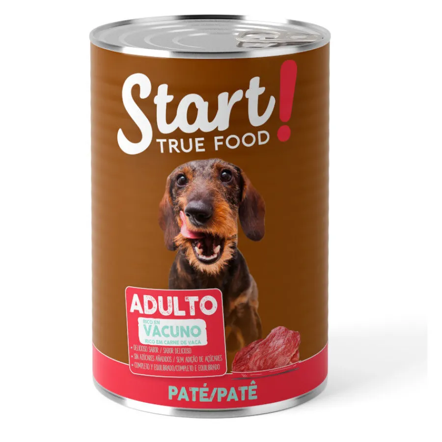 Start Adult Ternera lata para perros New