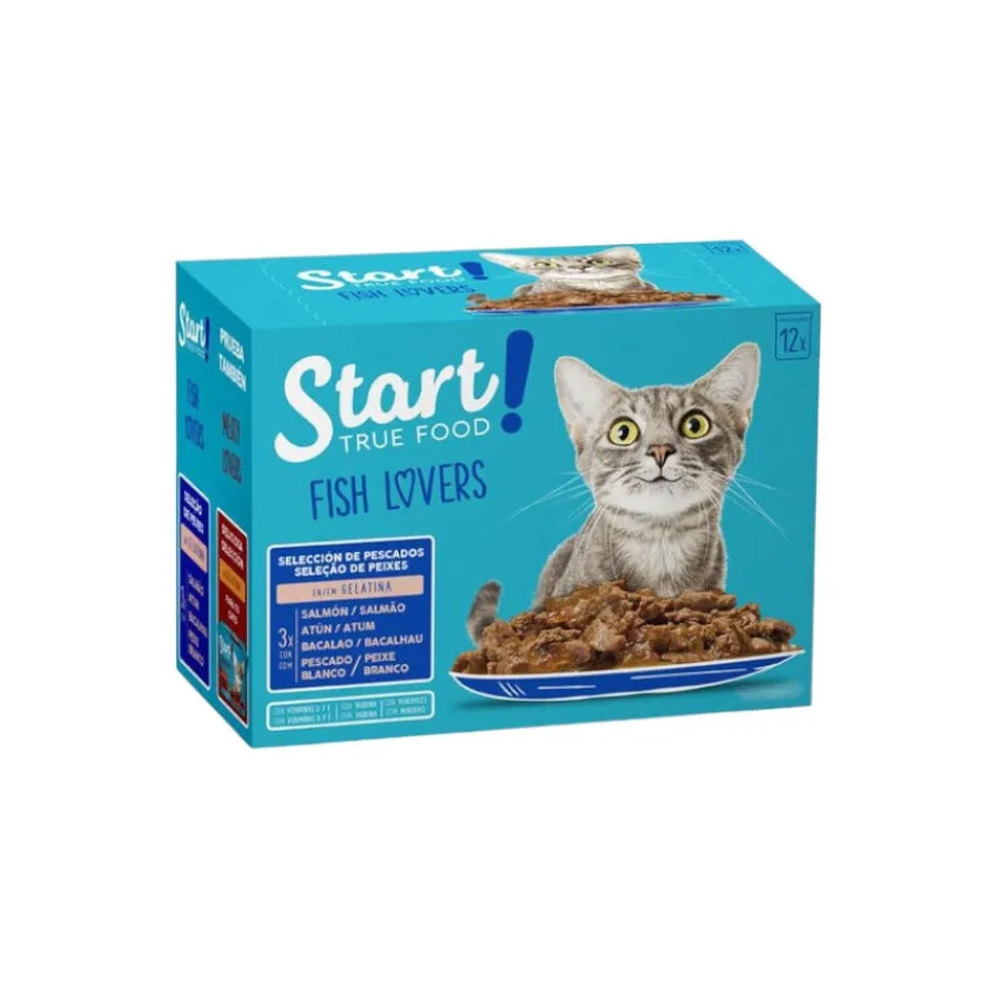 Start Cat Selección de Pescados sobres en gelatina para gatos - Multipack Best