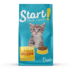 Start Kitten Pollo y Cereales pienso para gatos Online