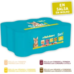 Start Multipack de Carne en Salsa para Gatos Best