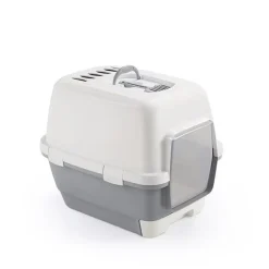 Stefanplast Cathy Clever Smart Arenero Cerrado Gris para gatos Clearance