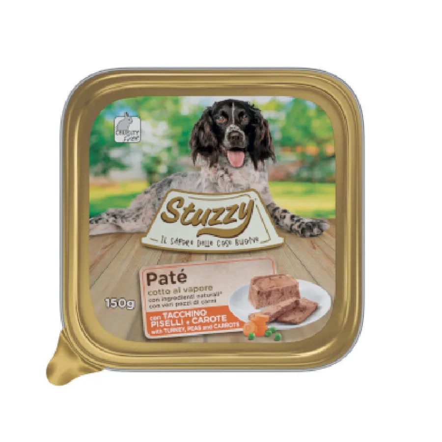 Stuzzy pavo con guisante y zanahoria tarrina para perros New