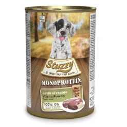 Stuzzy Puppy Monoprotein Ternera lata para perros Discount