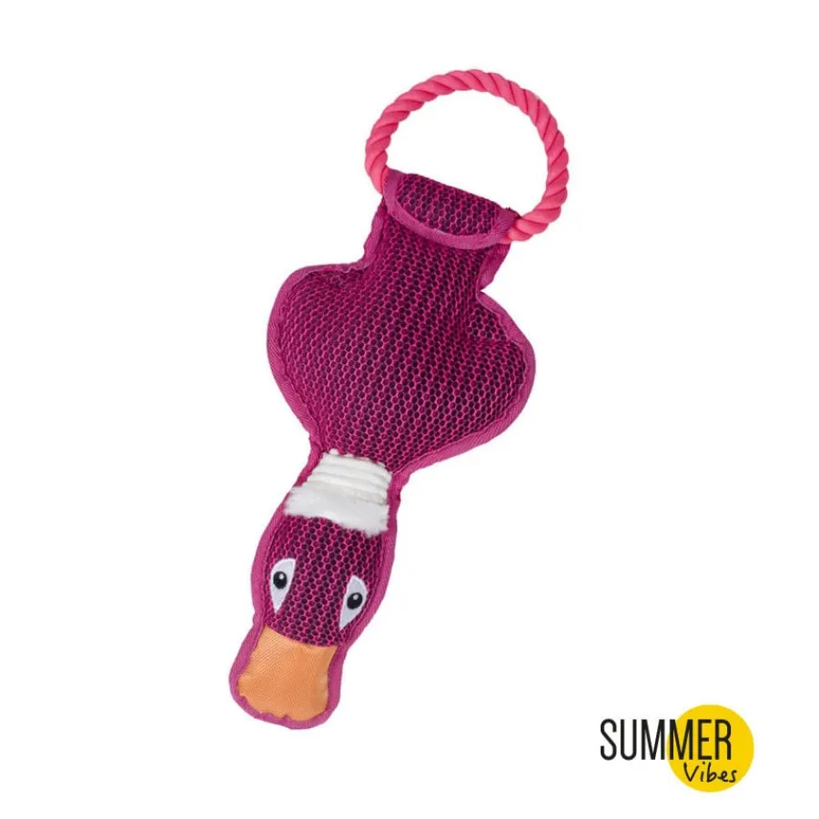 Summer Vibes Cuerda Duck Mordedor con Cuerda para perros New