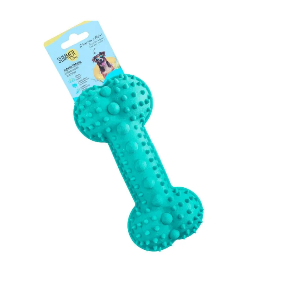 Summer Vibes Mordedor con forma de hueso para perros New