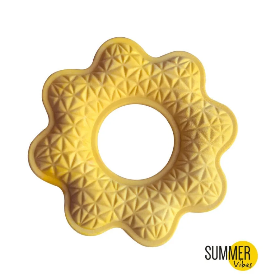 Summer Vibes Mordedor flotante con forma de flor para perros Best