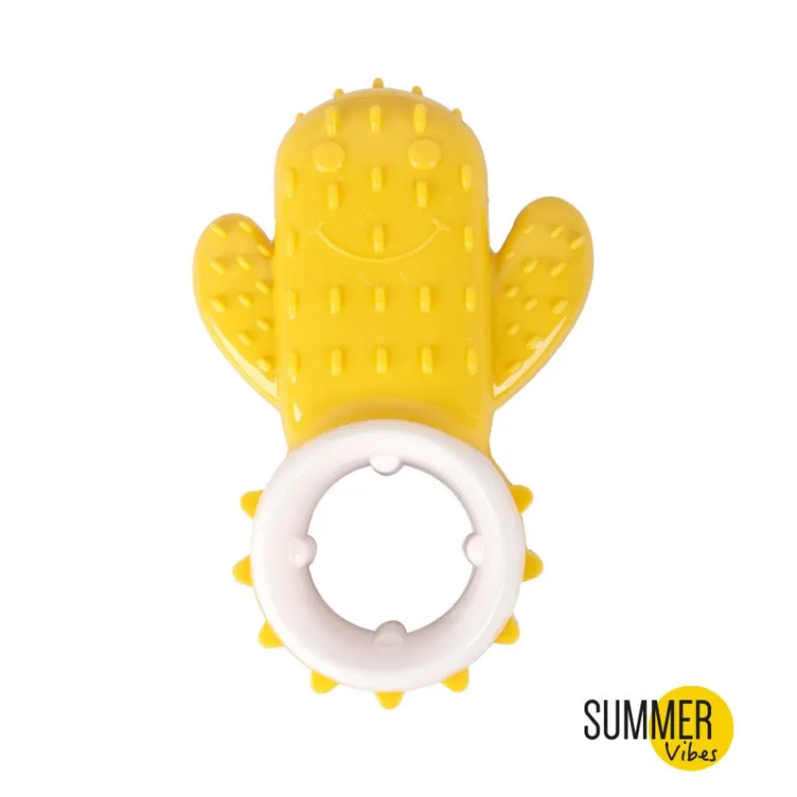 Summer Vibes Mordedor frío cactus amarillo para cachorros