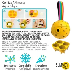 Summer Vibes Pelota fría portagolosinas para perros Sale