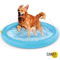 Summer Vibes Piscina con chorros para perros New