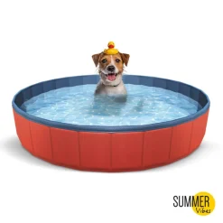 Summer Vibes Piscina Roja para perros Hot