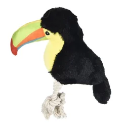 Summer Vibes Tucan de Peluche con Cuerda para perros
