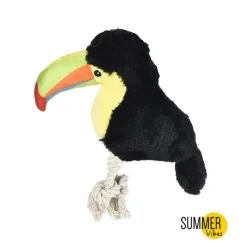 Summer Vibes Tucan de Peluche con Cuerda para perros
