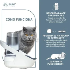 Sure Petcare Felaqua Connect Bebedero Automático para gatos Hot