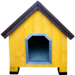 TK-Pet Alpine Caseta de Madera Amarilla para perros Outlet