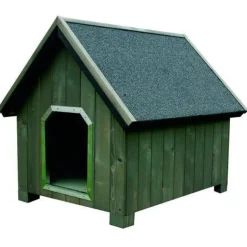 TK-Pet Alpine Caseta de Madera Gris para perros New