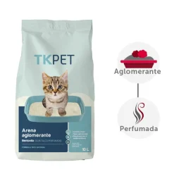 TK-Pet Arena Aglomerante Bentonita y Talco para gatos Best