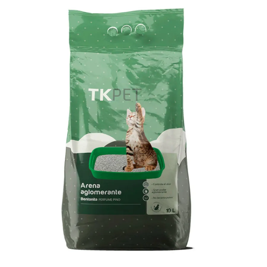 TK-Pet Arena Aglomerante de Bentonita y Pino para Gatos