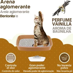 TK-Pet Arena Aglomerante de Bentonita con aroma de vainilla para gatos Online
