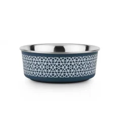 TK-Pet Inox Geo Comedero Azul para perros Sale