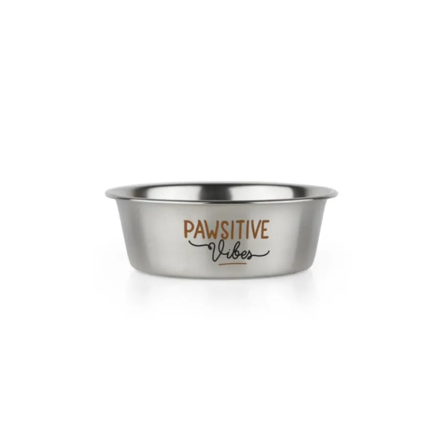 TK-Pet Inox Positive Vibes Comedero para gatos Hot