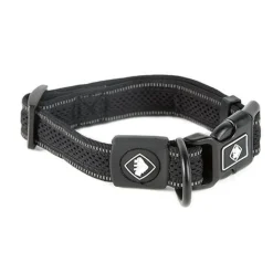 TK-Pet Reflective Comfort Collar Negro para perros New