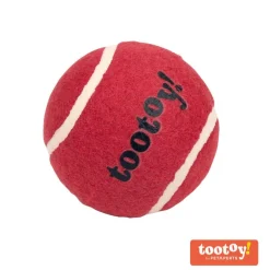 Tootoy! Chase Squeaker Ball Roja pelota de tenis para perros New
