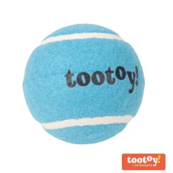 Tootoy! Chase Squeaker Ball Azul pelota de tenis para perros Discount