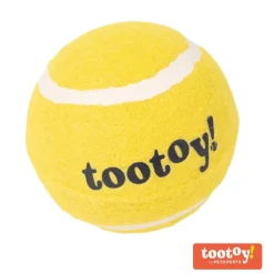 Tootoy! Chase Squeaker Ball Amarilla pelota de tenis para perros Clearance