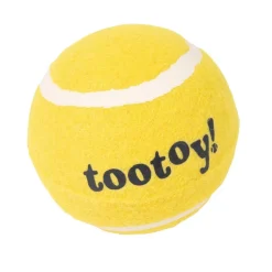 Tootoy! Chase Squeaker Ball Amarilla pelota de tenis para perros Clearance