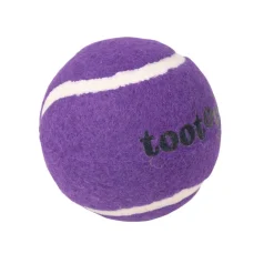 Tootoy! Chase Squeaker Ball Morada pelota de tenis para perros New