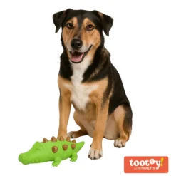Tootoy! Chew Croco Treat mordedor portasnacks para perros New