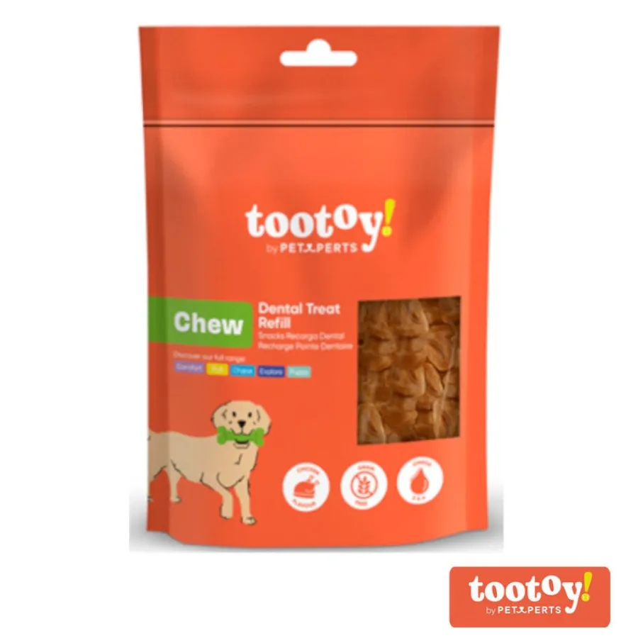 Tootoy! Chew Dental Refill Natural Chuches para mordedores para perros
