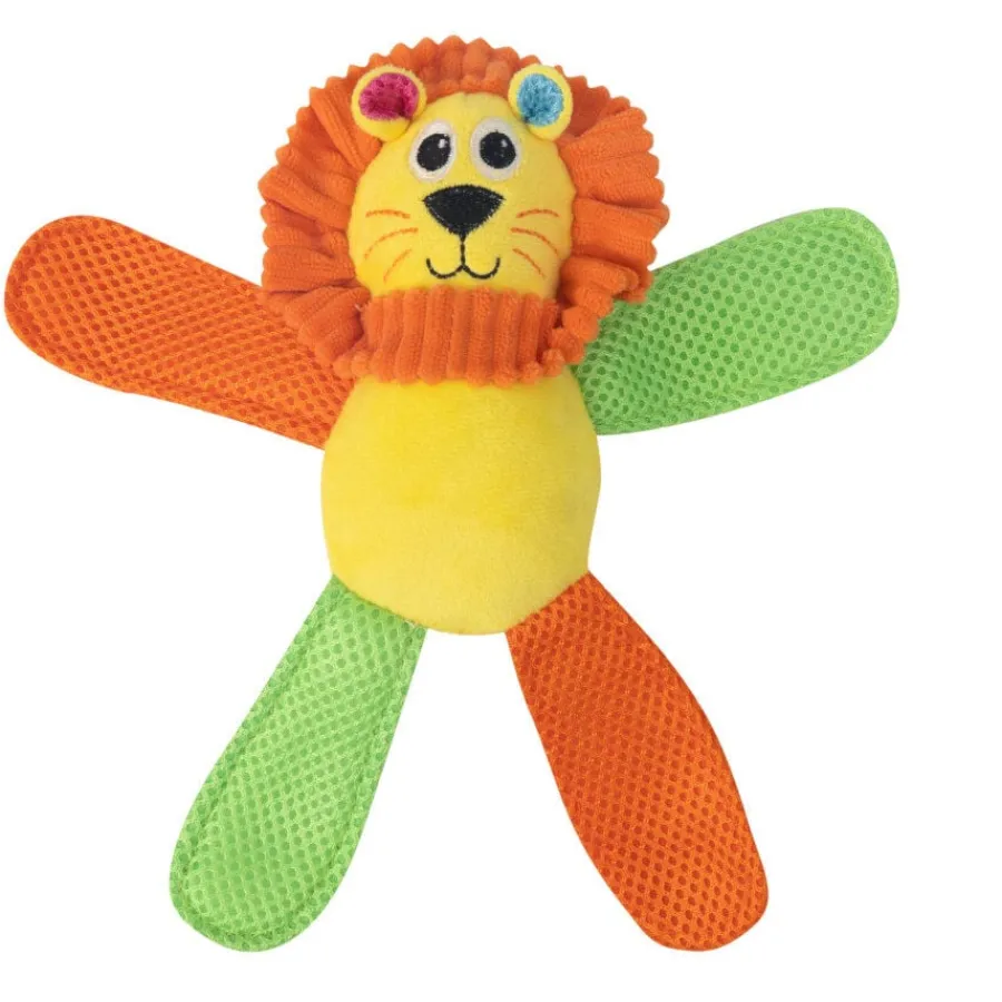 Tootoy! Chew Fetch It Lion Multicolor peluche para perros Sale