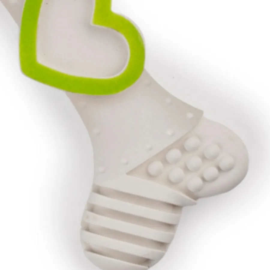 Tootoy! Chew Love Bone Blanco hueso mordedor para cachorros Hot