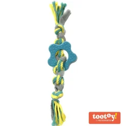 Tootoy! Chew Multi Rope Azul mordedor de cuerda para cachorros Sale
