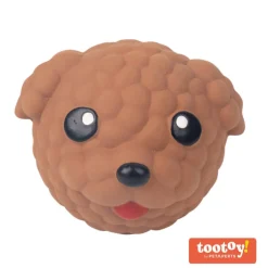 Tootoy! Chew Poodle mordedor de látex con sonido para perros Outlet