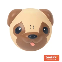 Tootoy! Chew Pug mordedor de látex con sonido para perros Outlet