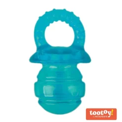 Tootoy! Chew Puppyfier Azul Mordedor blando con sonido para cachorros Discount